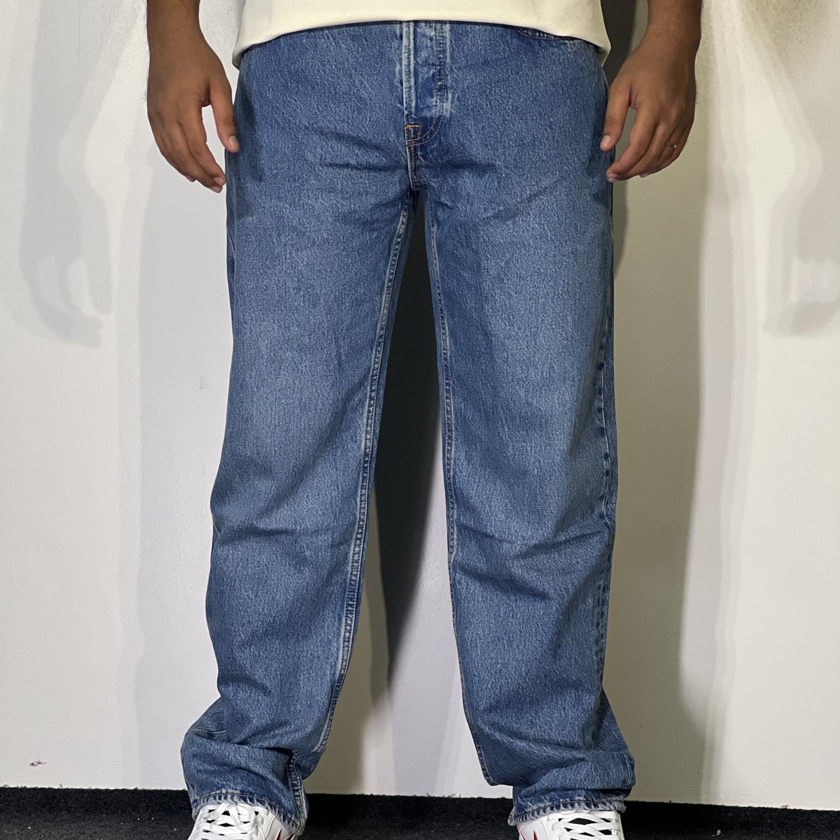 ZARA Straight Fit Blue Denim Jeans