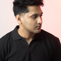 Black Ribbed Knit Polo