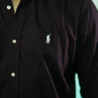 Polo Ralph Lauren Premium Dark Maroon Solid Shirt