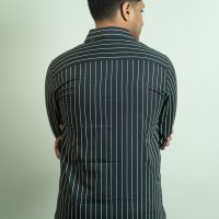 Tommy Black and White Classic Pin Stripe Shirt